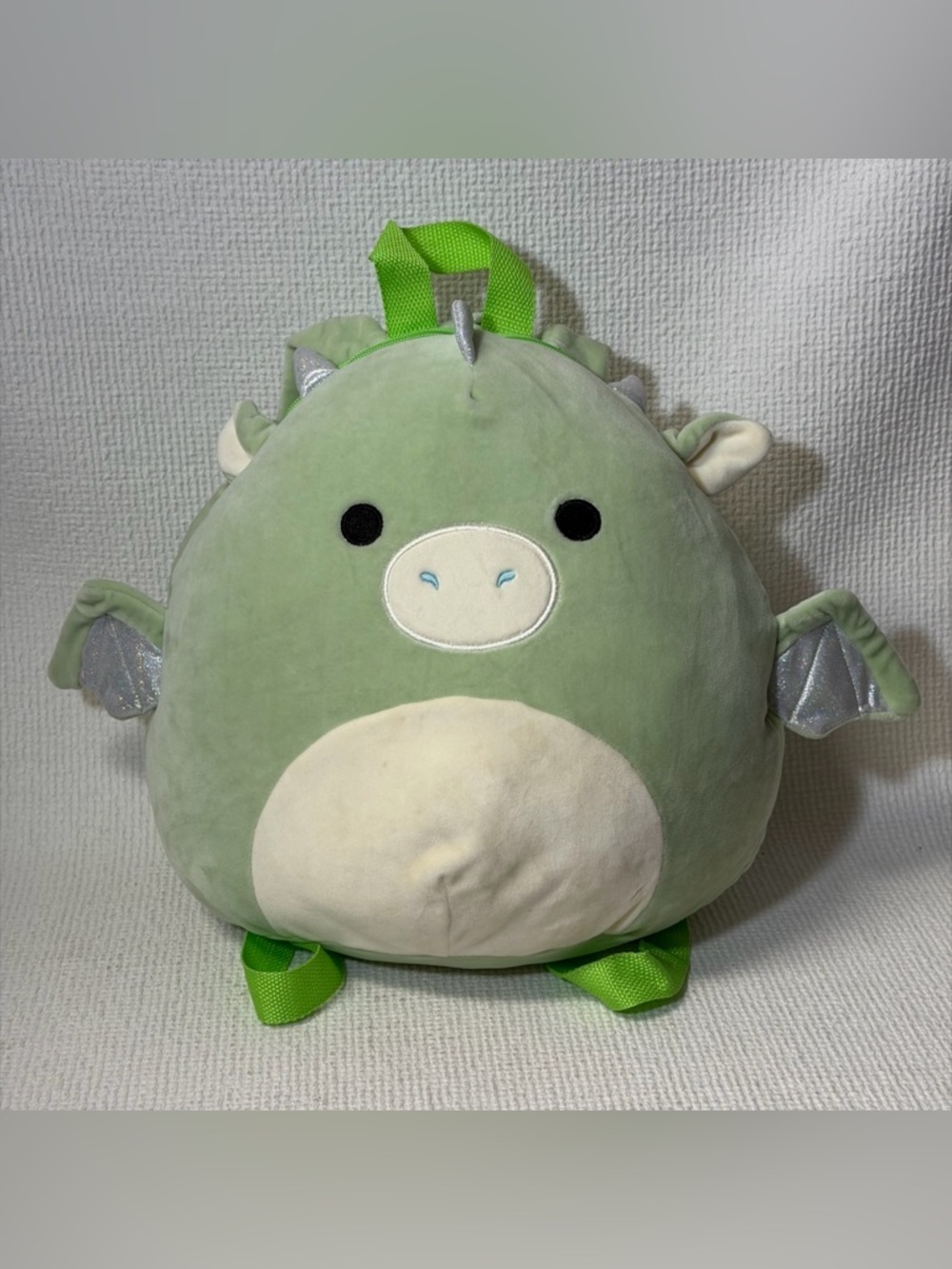 Drew The Dragon Squishmallows Plush Backpack 12' Green Silver
Wings Horns - Picture 1 of 5